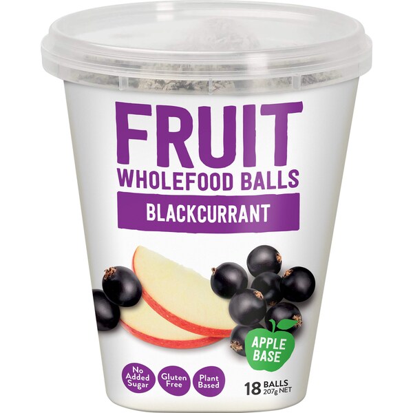 Tasti Fruit Wholefood Balls Blackcurrant 18 Pack