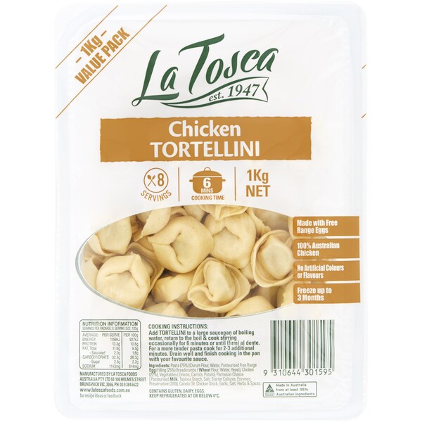 La Tosca Chicken Tortellini 1kg