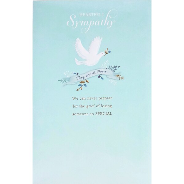 John Sands Caring Card Dove With Branch each