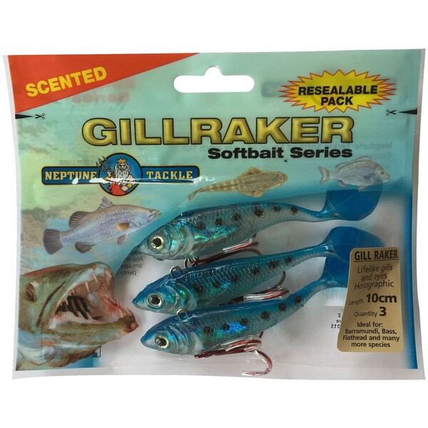 Neptune Tackle Fishing Lure Gill Raker 10cm Gr10b Each