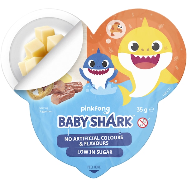 Primo Mini Mix Ups Baby Shark Mild Twiggy Bites Cheese & Pretzels 35g