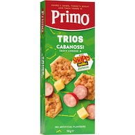 Primo Trios Cabanossi Tasty Cheese & Arnott's BBQ Shapes