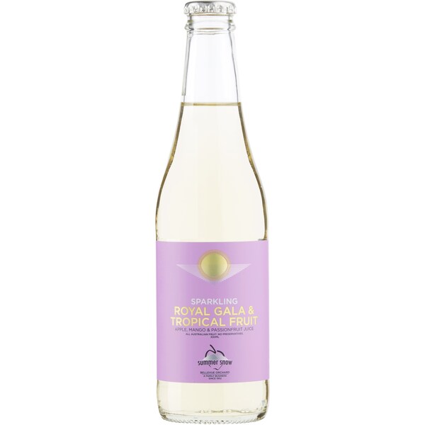 Summer Snow Sparkling Royal Gala & Tropical Apple Juice 330ml