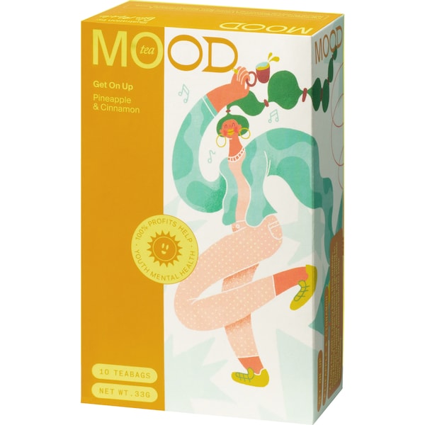 Mood Tea Get On Up Pineapple & Cinnamon Tea Bags 10 pack