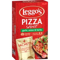 Leggo's Pizza Sauce Double Concentrate Garlic Onion & Herbs Sachet