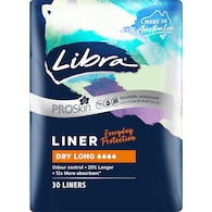 Libra Pro Skin Liners Dry Long