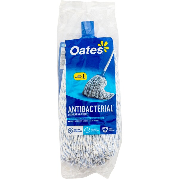Oates Large Antibacterial Mop Head Refill each