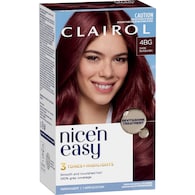 Clairol Nice 'N Easy Permanent 4BG Dark Burgundy Hair Colour