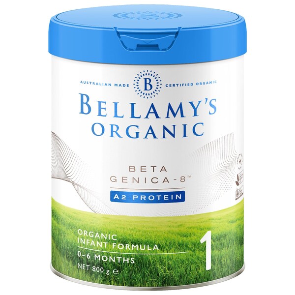 Bellamy's Organic Organic Beta Genica A2 Protein Organic Infant Formula Step 1 800g
