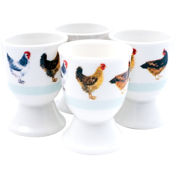 Avanti Egg Cups Set Hens 4 pack