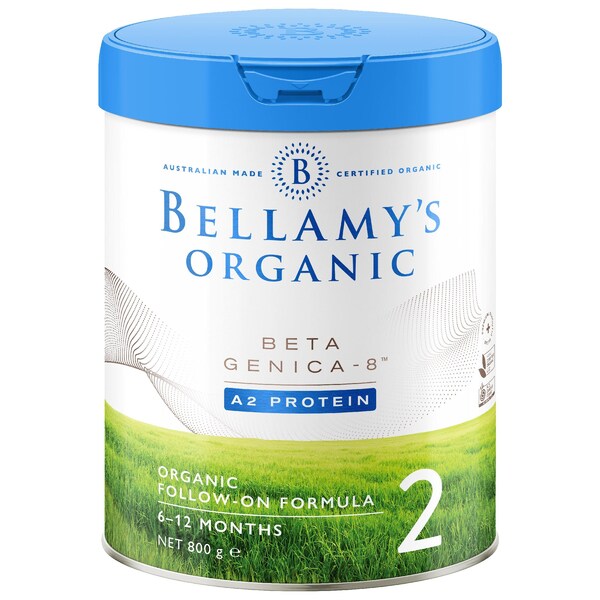 Bellamy's Organic Organic Beta Genica-8 Toddler Follow-on Formula 6-12 Months 800g