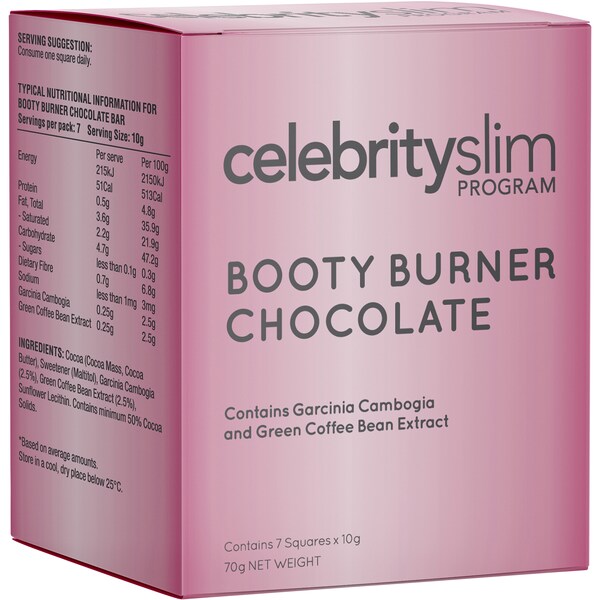 Celebrity Slim Program Booty Burner Chocolate 10g x 7 pack