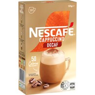 Nescafe Cappuccino Decaf Coffee Sachets