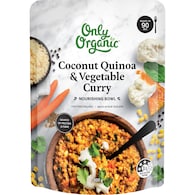 Only Organic Nourishing Bowl Coconut Quinoa & Vegetables Curry