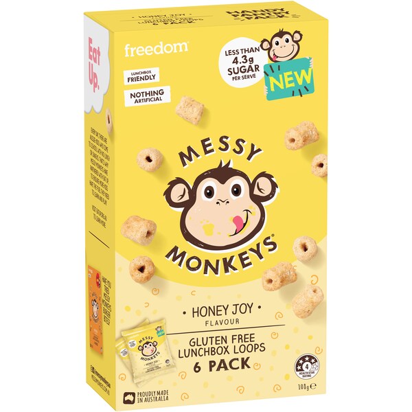 Messy Monkeys Honey Joy Flavour Loops 108g