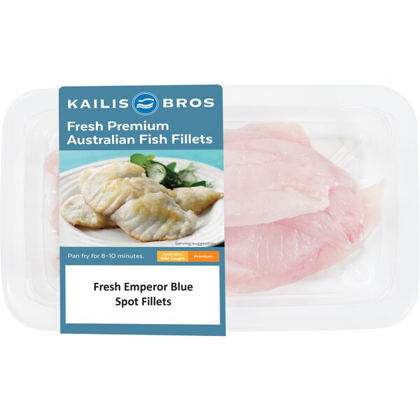 Kailis Bros Blue Spot Emperor Fillets Raw 1kg