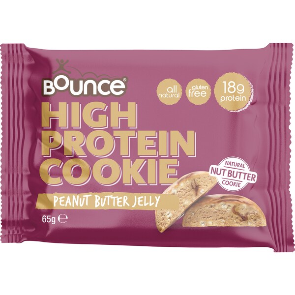 Bounce High Protein Peanut Butter Jelly Cookie 65g
