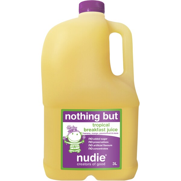 Nudie Nothing But Tropical Breakfast Juice 3l