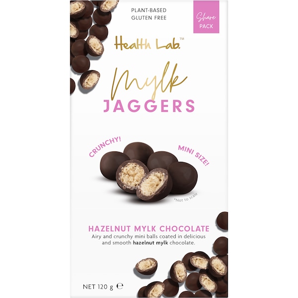 Health Lab Mylk Jaggers Hazelnut Mylk Chocolate Balls 120g
