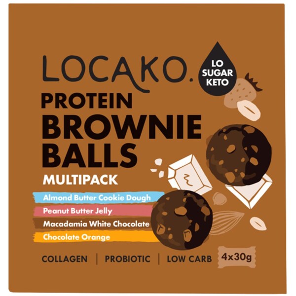 Locako Protein Brownie Balls Multipack 4 pack