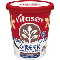 Vitasoy Greek Style Soy Yoghurt Hint Of Vanilla