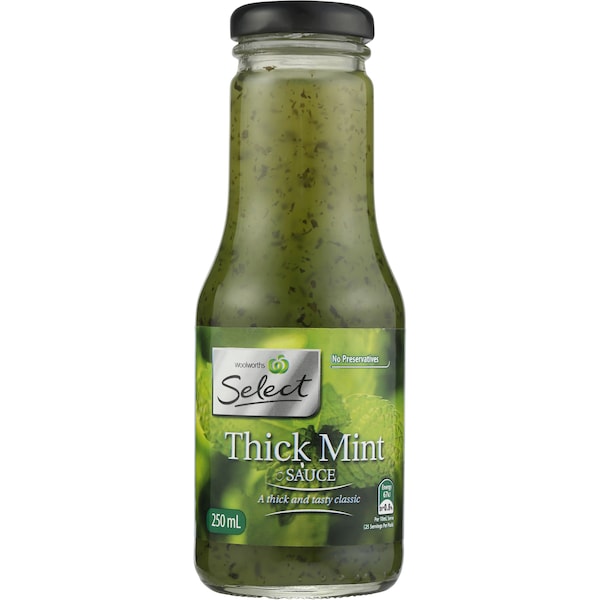 Woolworths Thick Mint Sauce 250mL