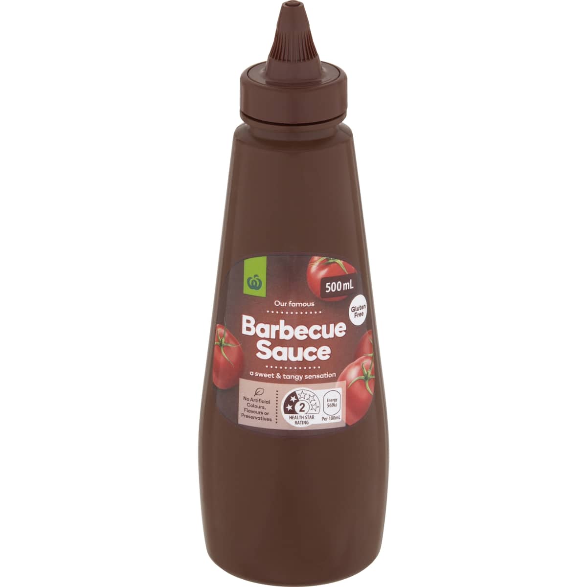 Woolworths Barbecue Sauce Squeeze 500ml bunch