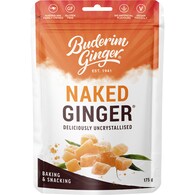 Buderim Ginger Naked Uncrystallised Uncrystallised
