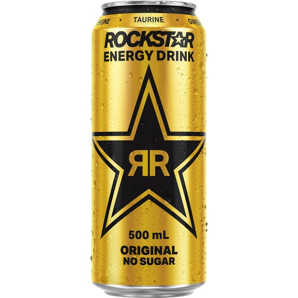 Rockstar Energy Drink Original No Sugar 500mL