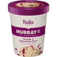Bulla Murray St Vanilla & Boysenberry Swirl Ice Cream