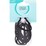 Oscar Orsen Large Flat Hair Elastics Black 10 pack