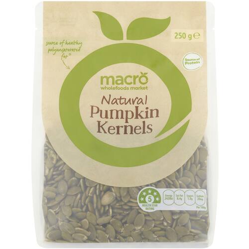Macro Pumpkin Kernels 250g bunch