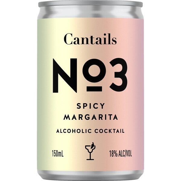 Cantails Spicy Margarita Cans 150ml