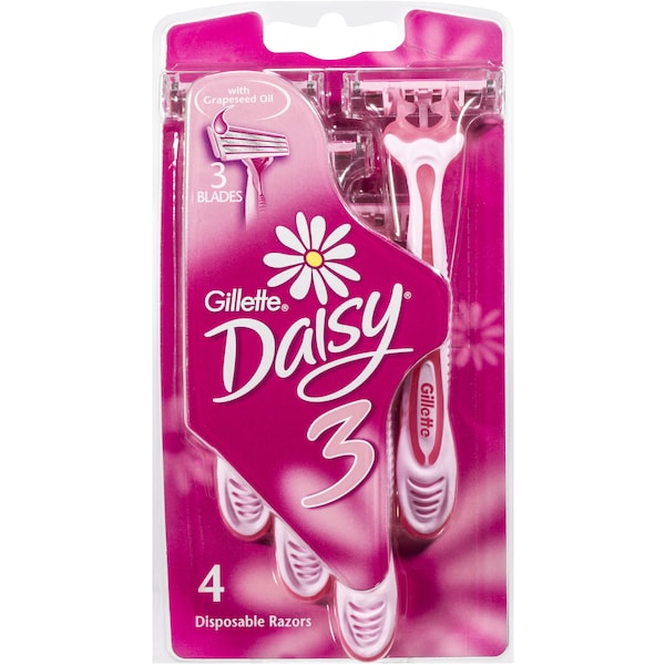 Gillette Venus Daisy 3 Disposable Razors 4 Pack