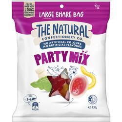 The Natural Confectionery Co. Party Mix Lollies Large Share Bag 430g