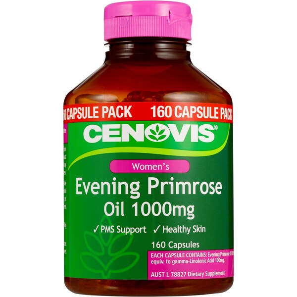 Cenovis Evening Primrose Oil 1000mg Capsules 160 Pack