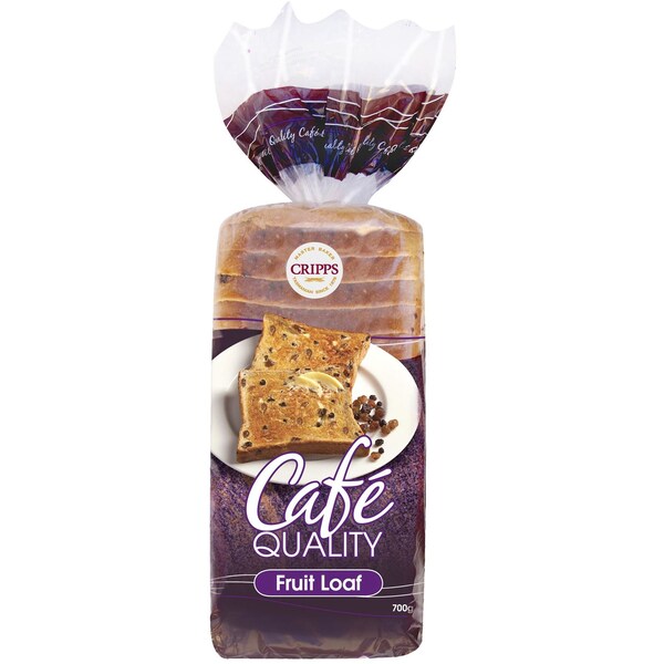 Cripps Master Baker Fruit Loaf Cafe Quality 700g