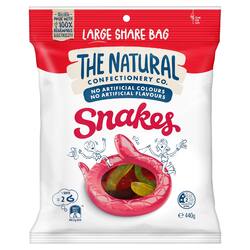The Natural Confectionery Co. Snakes Lollies 440g