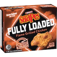 Arnott's Shapes Fully Loaded Flame Grilled Chicken Crackers