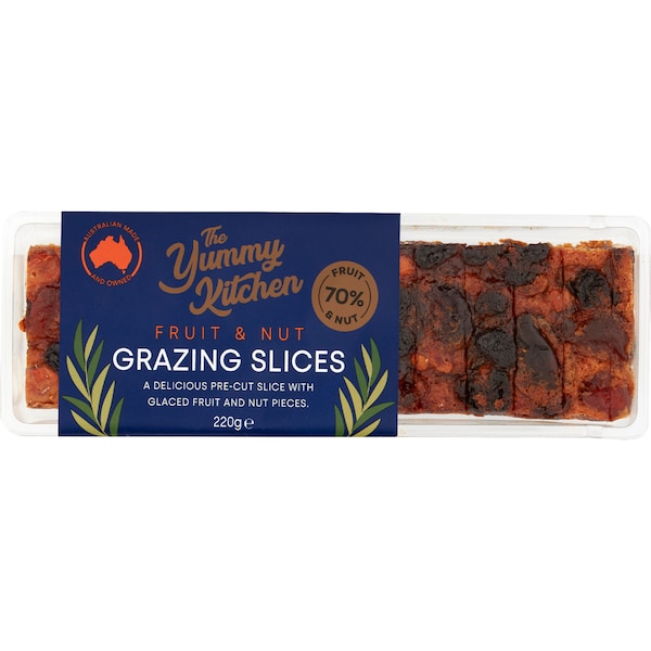 The Yummy Kitchen Fruit & Nut Grazing Slices 220g