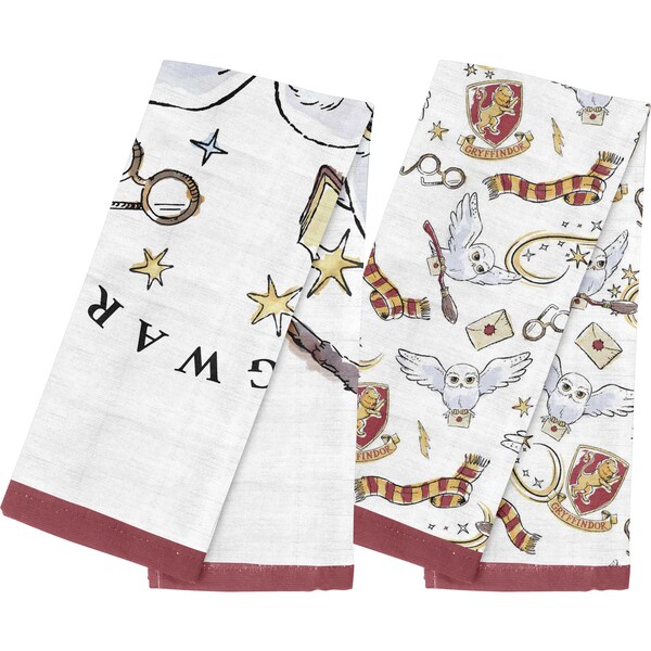 Harry Potter Crest Tea Towel 2 Pack