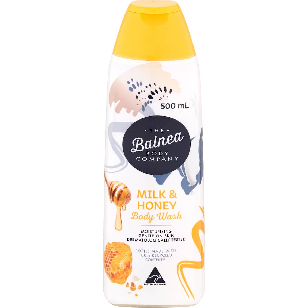 Balnea Milk & Honey Body Wash 500ml bunch