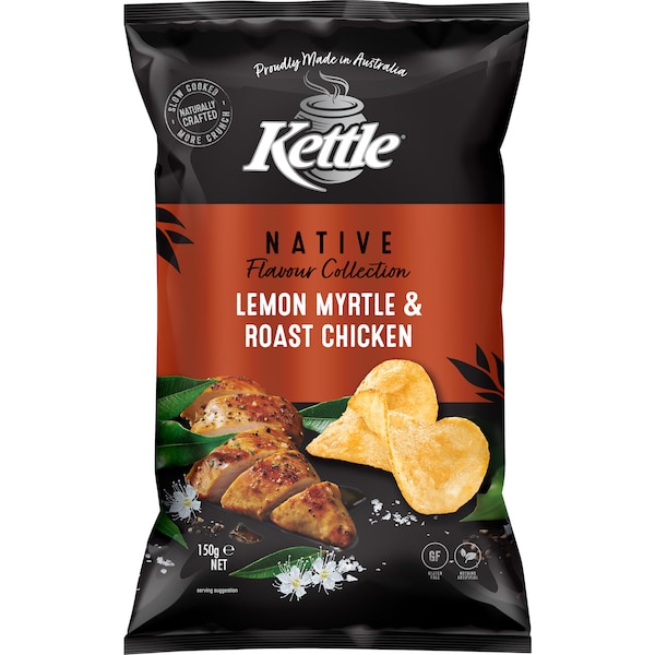 Kettle Chips Native Lemon Myrtle Chicken 150g
