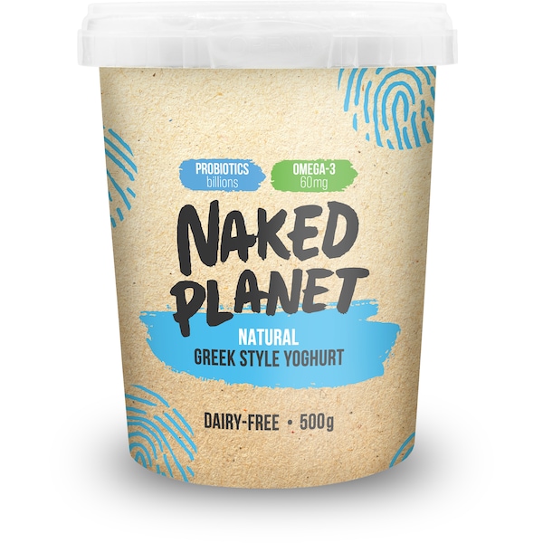 Naked Planet Natural Greek Style Yoghurt Dairy Free 500g