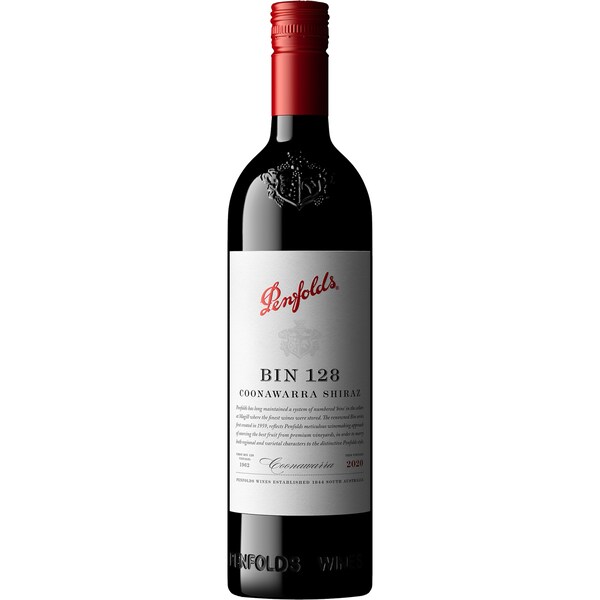 Penfolds Bin 128 Shiraz 2020 Bottle 750mL