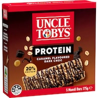Uncle Tobys Protein Caramel Flavour Dark Choc Muesli Bars