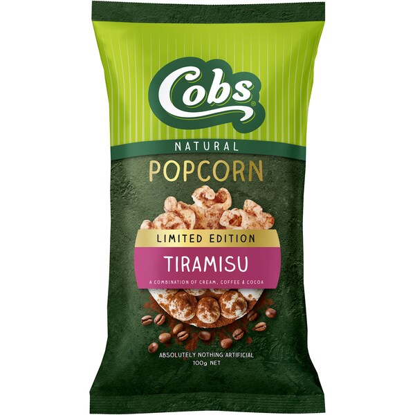 Cobs Popcorn Tiramisu 100g