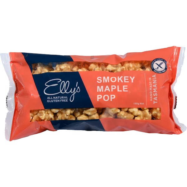 Elly's Popcorn Smokey Maple 160g