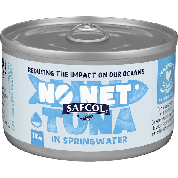 Safcol No Nets Tuna In Springwater 185g
