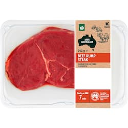 Woolworths Beef Rump Steak 250g